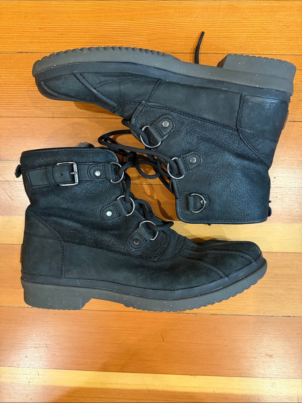 UGG Cecile waterproof leather duck boots